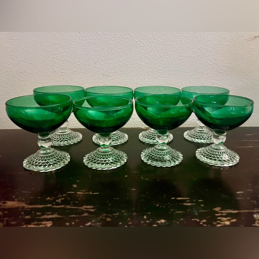 Anchor Hocking Boopie Berwick champagne glasses set of 8
